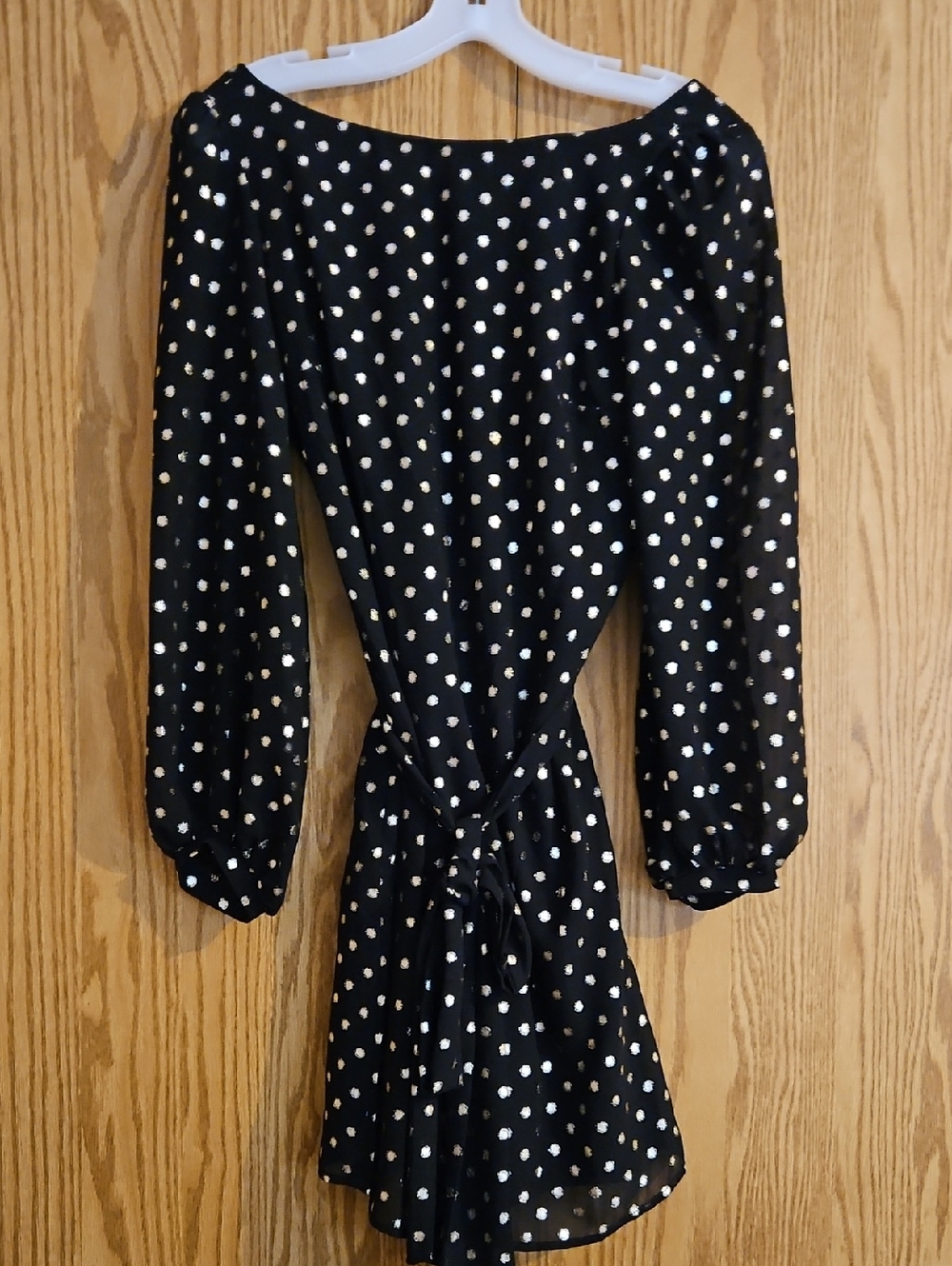 Le château Black Knit Dress with Crew Neck Size XXS